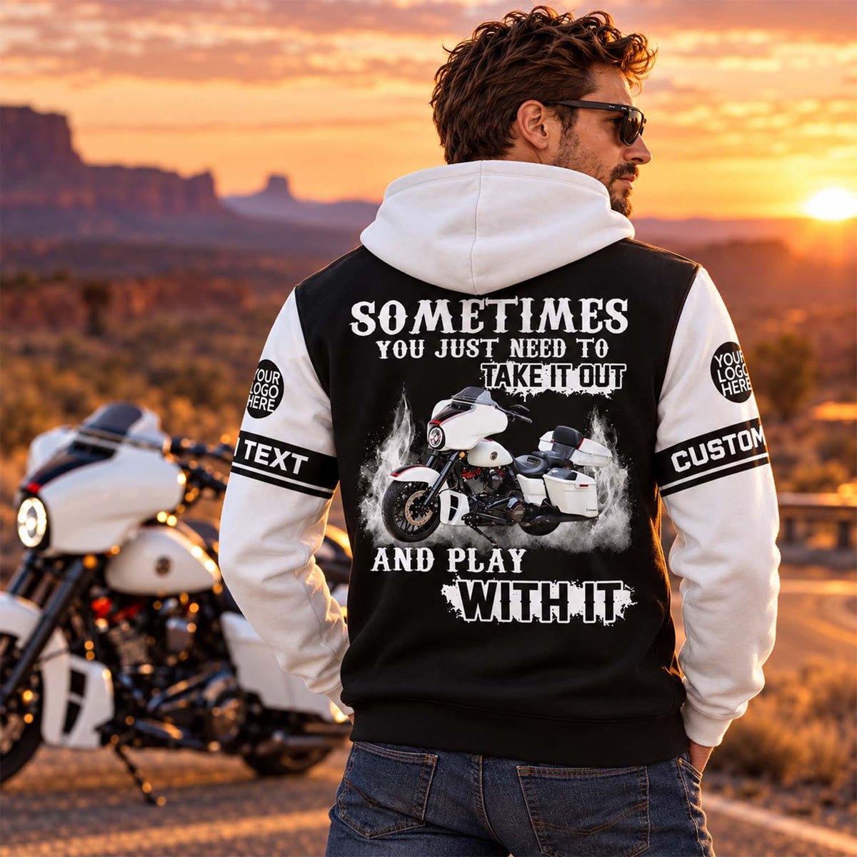 Take It Out & Play - Personalized Motorcycle Photo All Over Print Shirts - Gift For Bikers A2110 Pt99 KL07