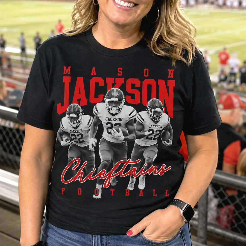 Personalized Washed Tee Retro Bootleg Shirt For Football Players NA04 T24
