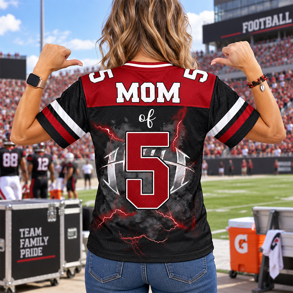 Personalized That’s My Boys ,Custom Player Name Number Game Day Mom Jersey, Football Mom Gift Na02 Hv01