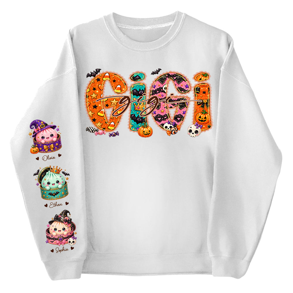 Custom Gigi Mimi Nana Mama Little Dumpling Shirt, Trendy Halloween Sweatshirt L0411 Hv01