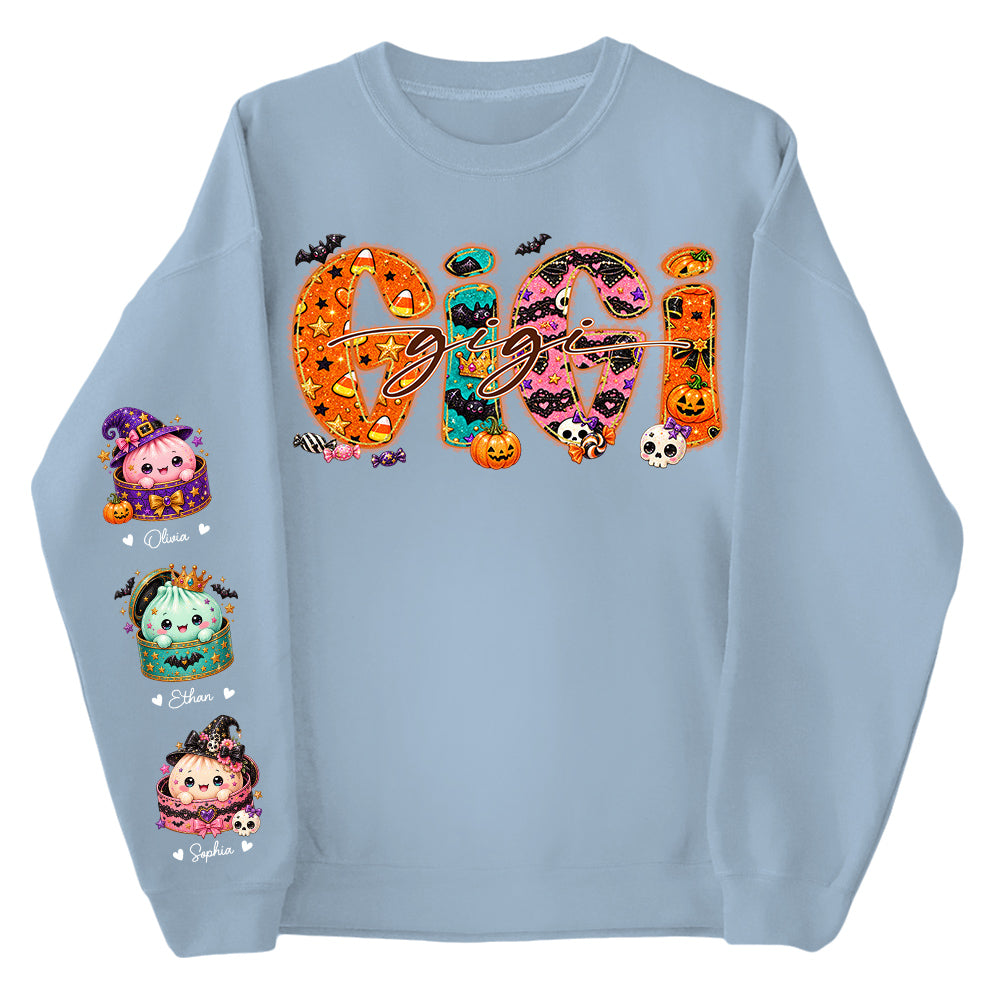 Custom Gigi Mimi Nana Mama Little Dumpling Shirt, Trendy Halloween Sweatshirt L0411 Hv01