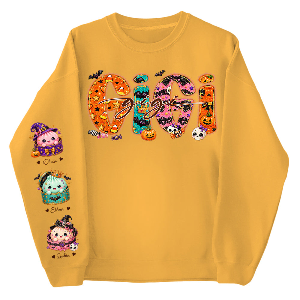 Custom Gigi Mimi Nana Mama Little Dumpling Shirt, Trendy Halloween Sweatshirt L0411 Hv01