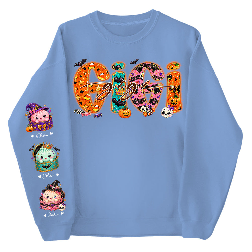 Custom Gigi Mimi Nana Mama Little Dumpling Shirt, Trendy Halloween Sweatshirt L0411 Hv01