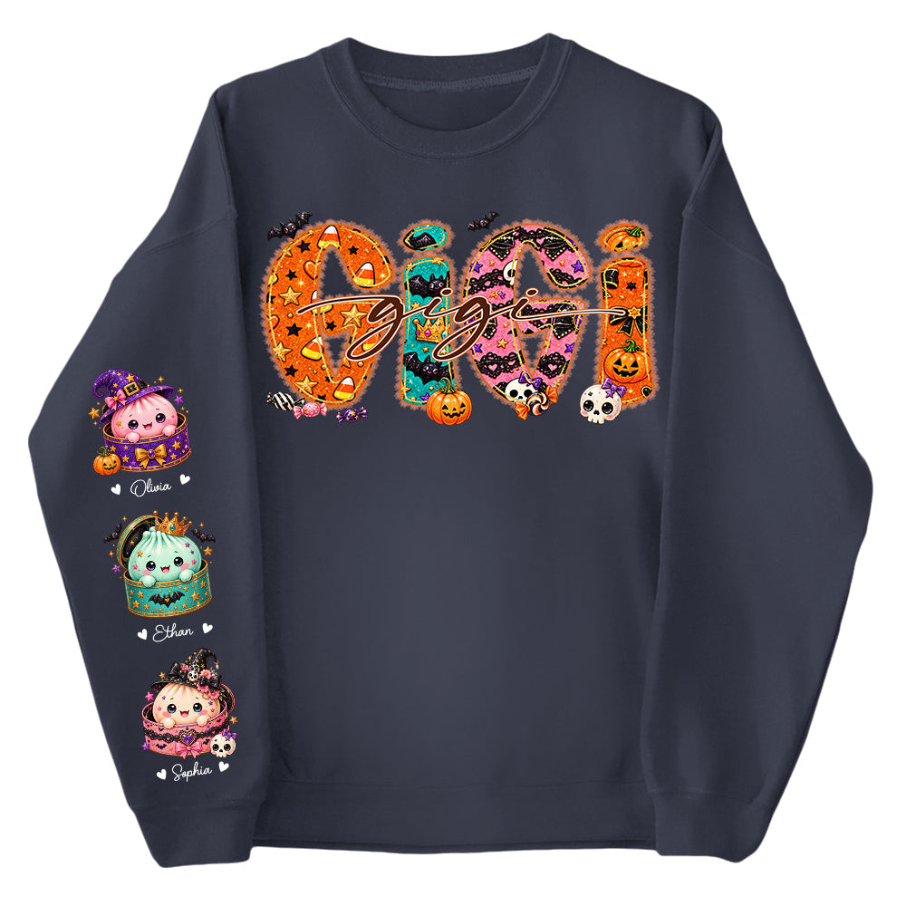 Custom Gigi Mimi Nana Mama Little Dumpling Shirt, Trendy Halloween Sweatshirt L0411 Hv01