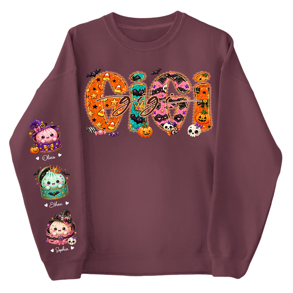 Custom Gigi Mimi Nana Mama Little Dumpling Shirt, Trendy Halloween Sweatshirt L0411 Hv01