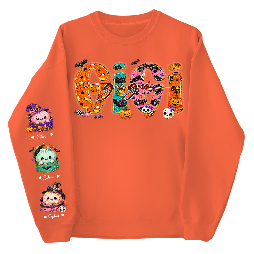 Custom Gigi Mimi Nana Mama Little Dumpling Shirt, Trendy Halloween Sweatshirt L0411 Hv01