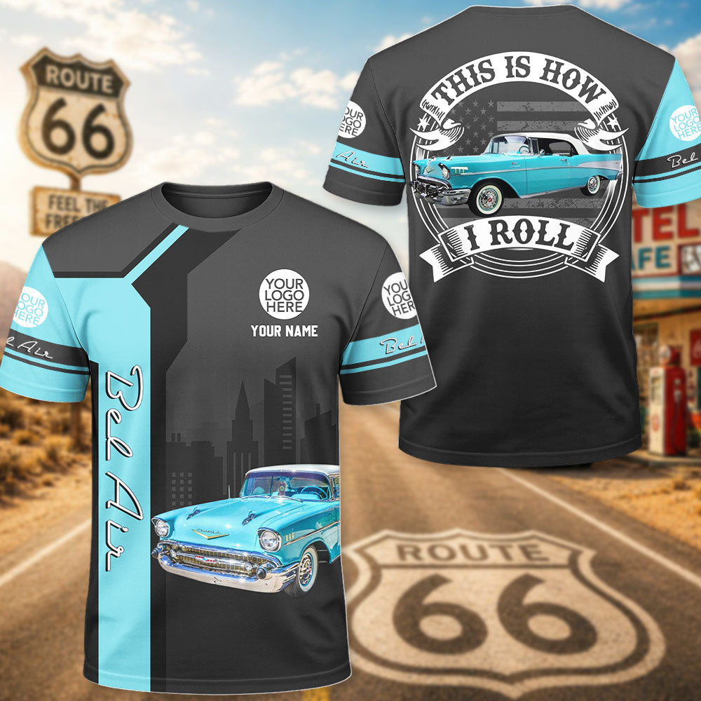 This Is How I Roll - Personalized Classic Car Photo Polo Shirt - Gift For Car Lovers A2110 PT99