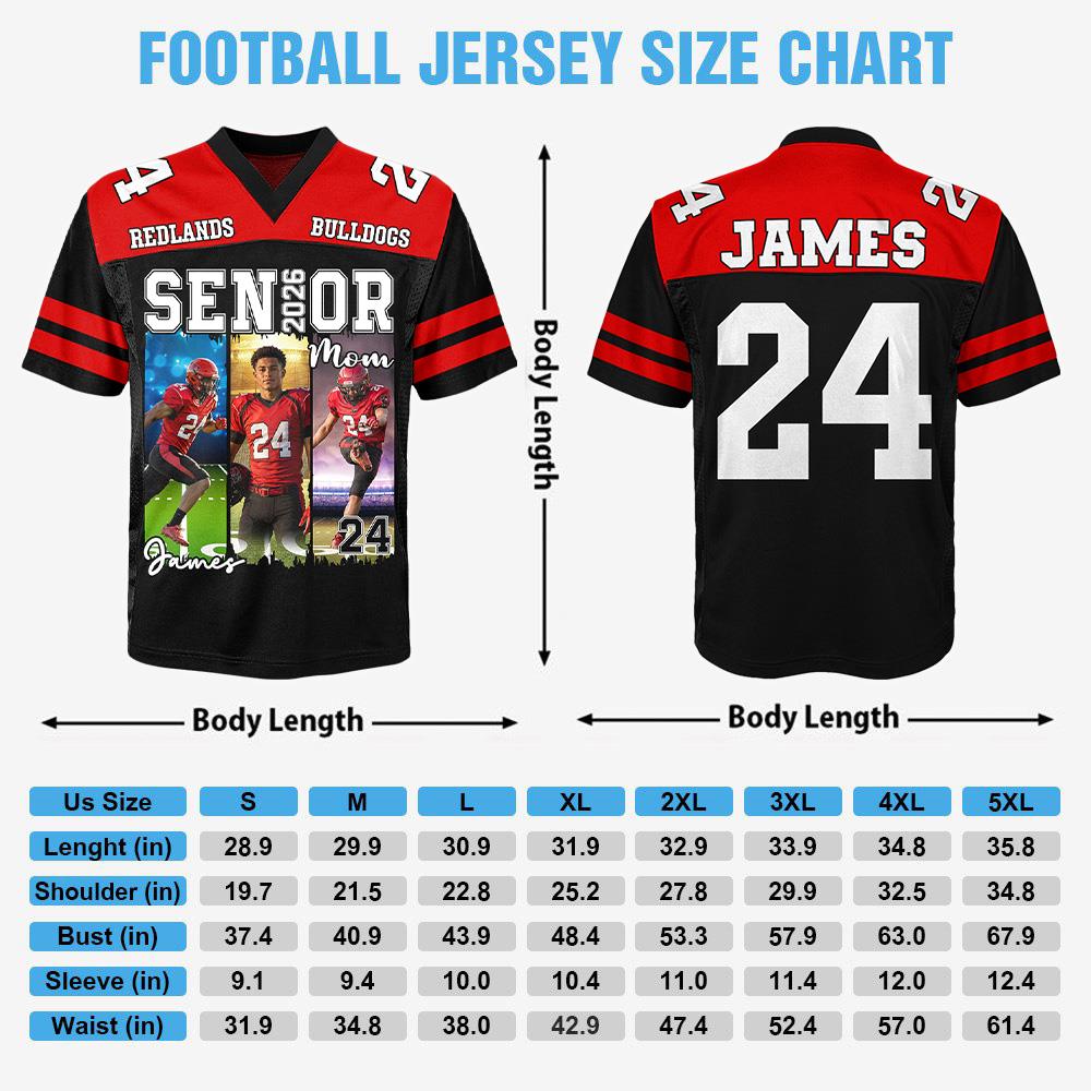 Custom Photo Football Jersey Shirt For Football Family Game Day Shirt Na02 Hv01