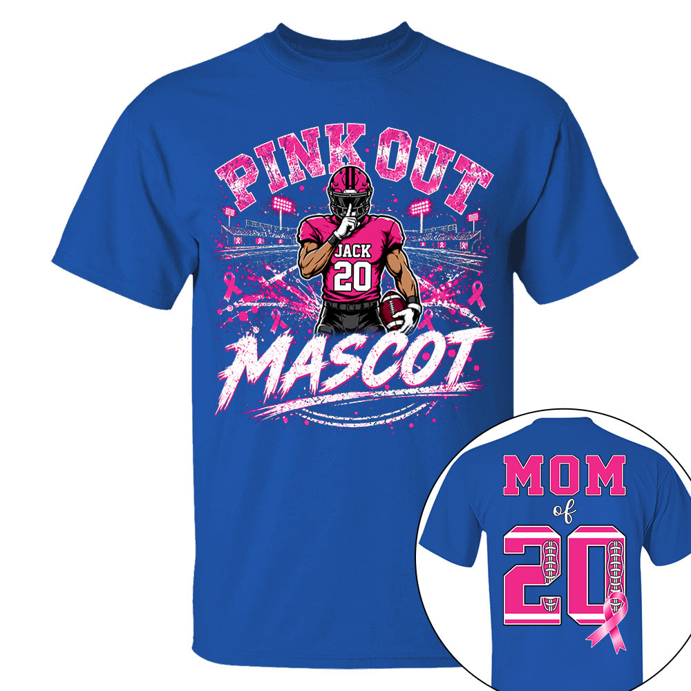Personalized Pink Out Shirt Breast Cancer Awareness Custom Name & Number Shirt T1807 VH01