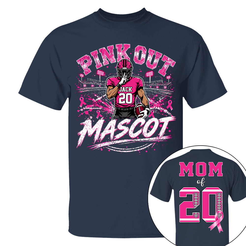 Personalized Pink Out Shirt Breast Cancer Awareness Custom Name & Number Shirt T1807 VH01