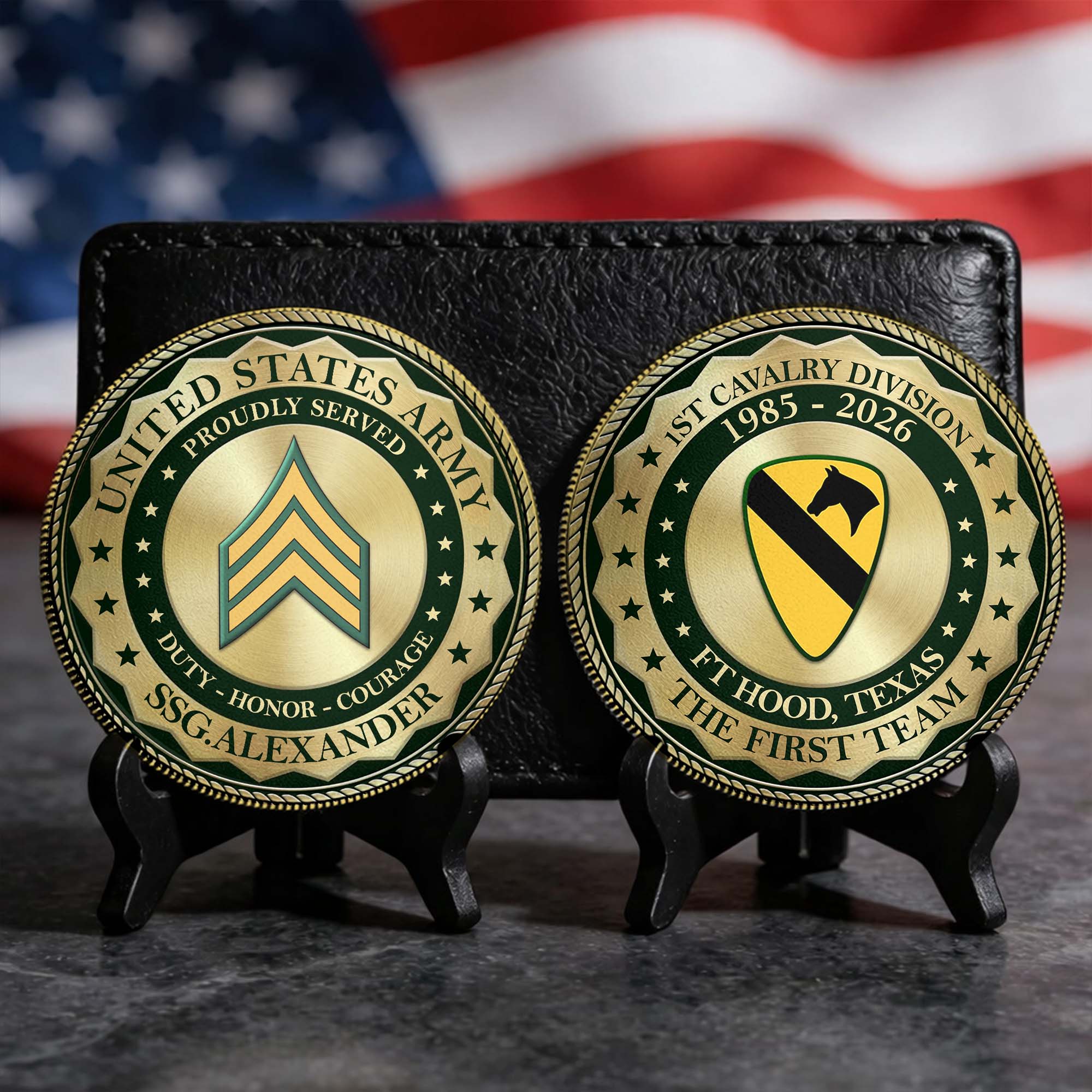 Custom Division Military Challenge Coin US Military Veteran Gift, Commemorative Coin For Veterans K1702 MT2