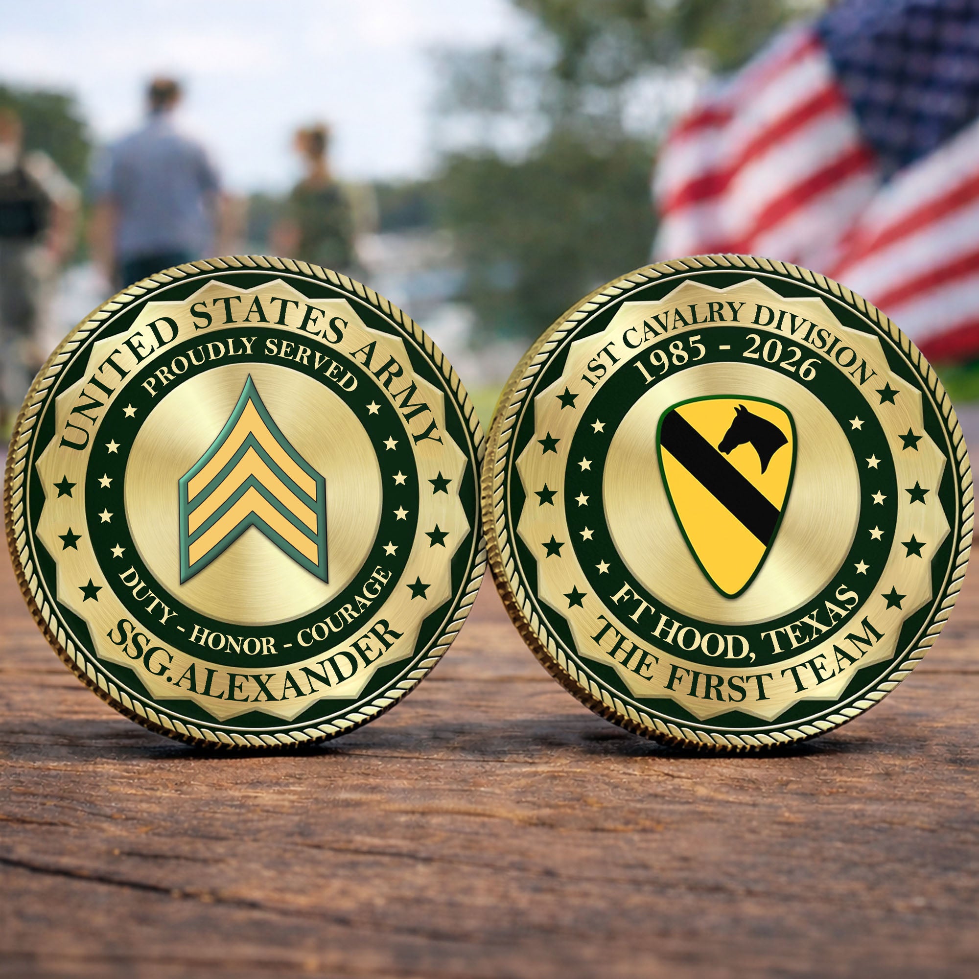 Custom Division Military Challenge Coin US Military Veteran Gift, Commemorative Coin For Veterans K1702 MT2