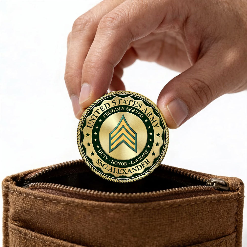 Custom Division Military Challenge Coin US Military Veteran Gift, Commemorative Coin For Veterans K1702 MT2