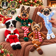 My Merry Pup, Personalized Photo Pet Squishy Toy Poseable Plush Doll, Funny Gift For Dog Mom, Dad, Cat Lover T1807 Hv01 TL06