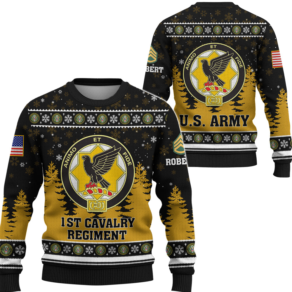Custom Ugly Sweater Available All Military Branch Gift For Veteran Soldier  Dad Grandpa K1702 Trhn