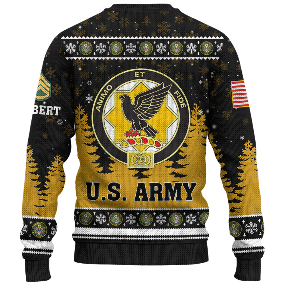Custom Ugly Sweater Available All Military Branch Gift For Veteran Soldier  Dad Grandpa K1702 Trhn
