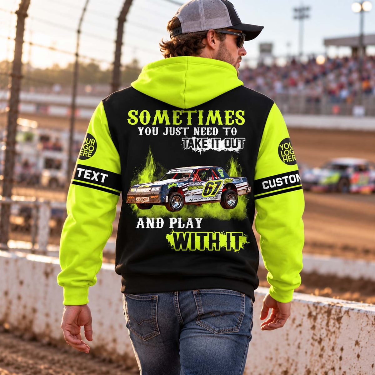 Take It Out & Play - Personalized Dirt Track Racing Photo All Over Print Shirts - Gift For Racing Fans A2110 Pt99 KL07