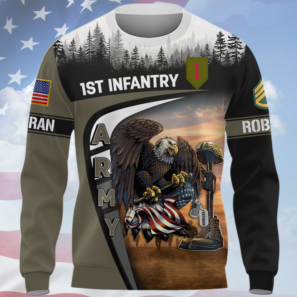 Personalized All Over Print Premium Shirt Proudly Served US Veteran Zip Hoodie All Military Branches Are Available K1702 Trhn