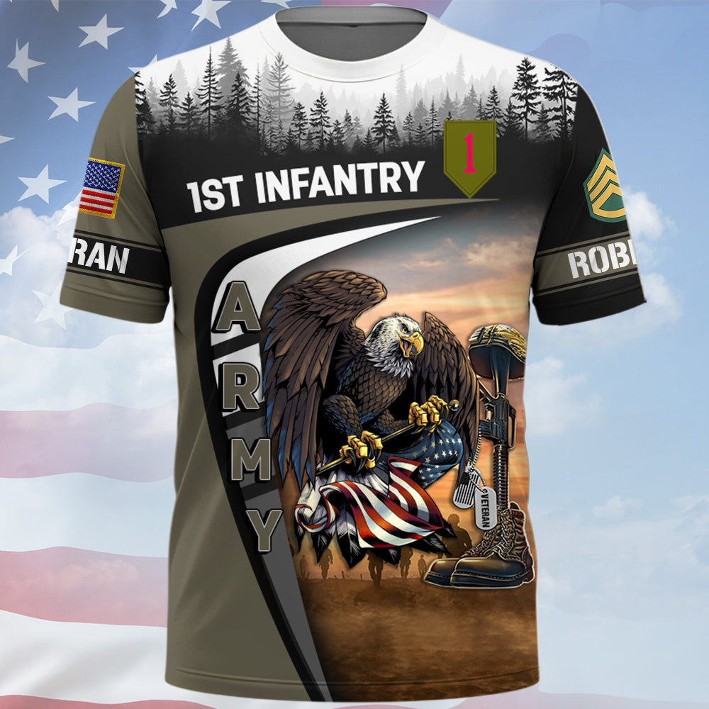 Personalized All Over Print Premium Shirt Proudly Served US Veteran Zip Hoodie All Military Branches Are Available K1702 Trhn