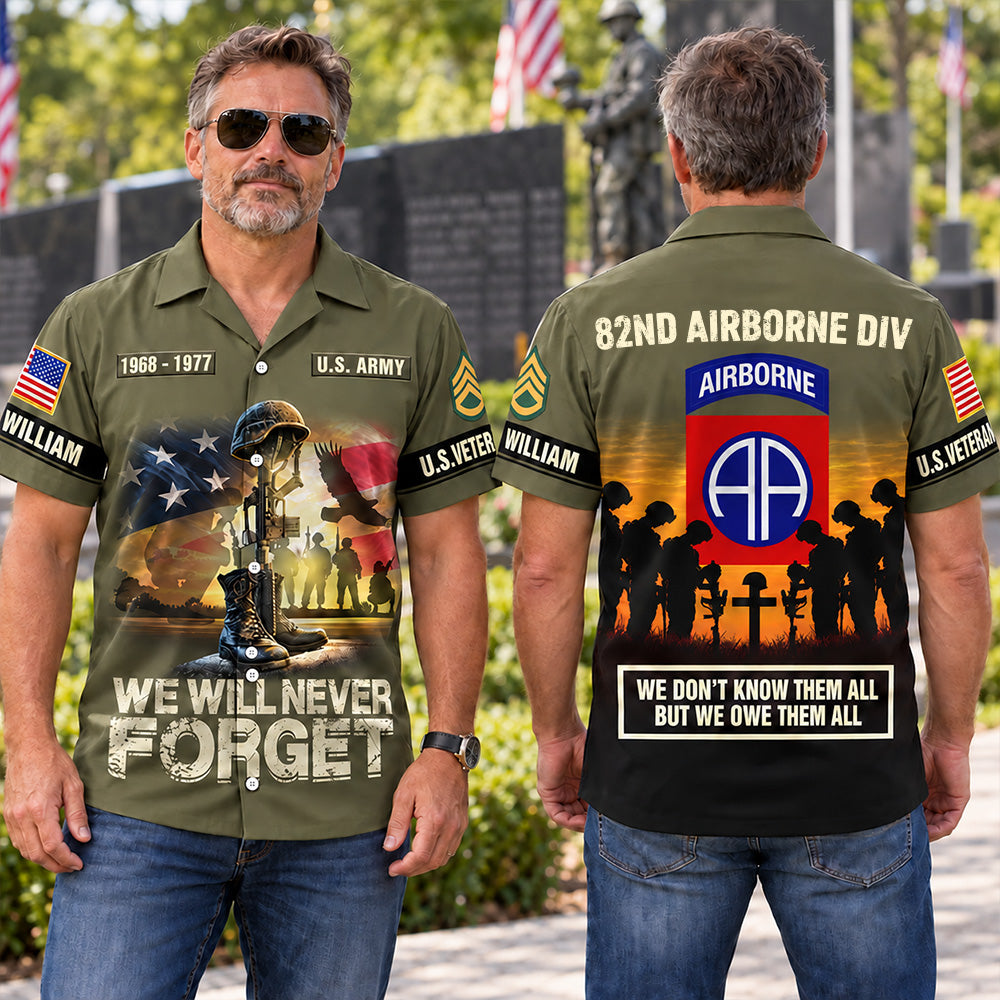 Custom Veteran Shirt We Don't Know Them All But We Owe Them All Veteran Memorial Gift Veteran's Day Gift K1702 MT2 VN09