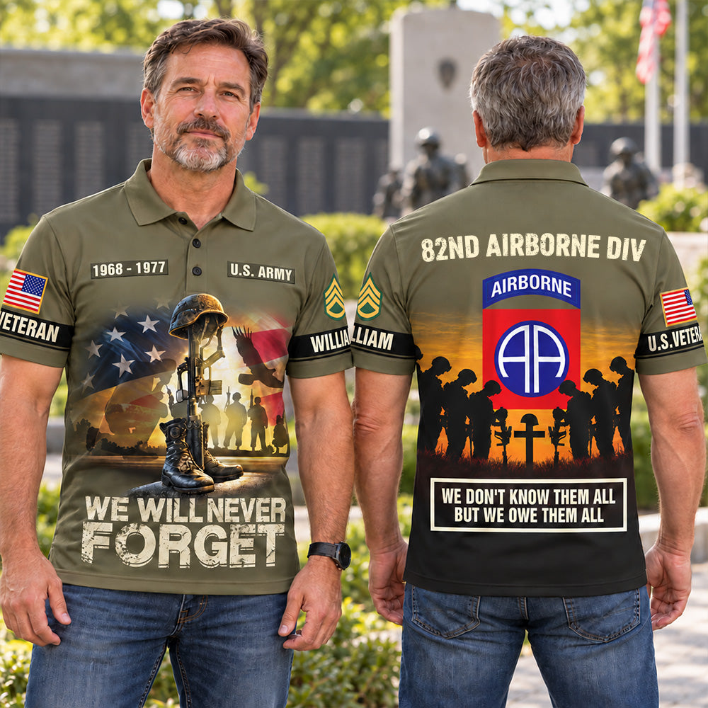 Custom Veteran Shirt We Don't Know Them All But We Owe Them All Veteran Memorial Gift Veteran's Day Gift K1702 MT2 VN09