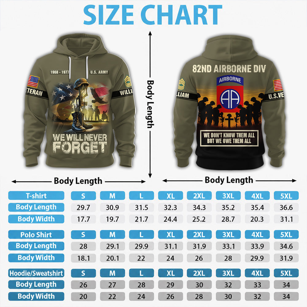 Custom Veteran Shirt We Don't Know Them All But We Owe Them All Veteran Memorial Gift Veteran's Day Gift K1702 MT2 VN09