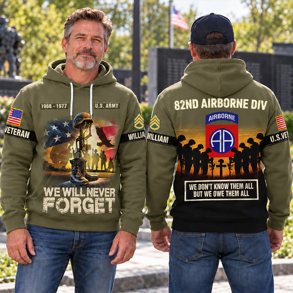 Custom Veteran Shirt We Don't Know Them All But We Owe Them All Veteran Memorial Gift Veteran's Day Gift K1702 MT2 VN09