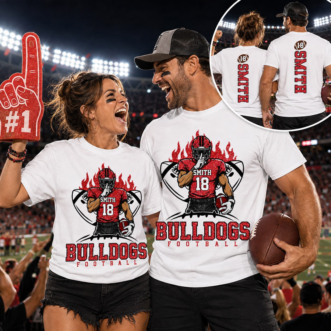 That's My Boy Personalized Football Mom Shirt Custom Team Name & Player Number Shirt Na02 T24