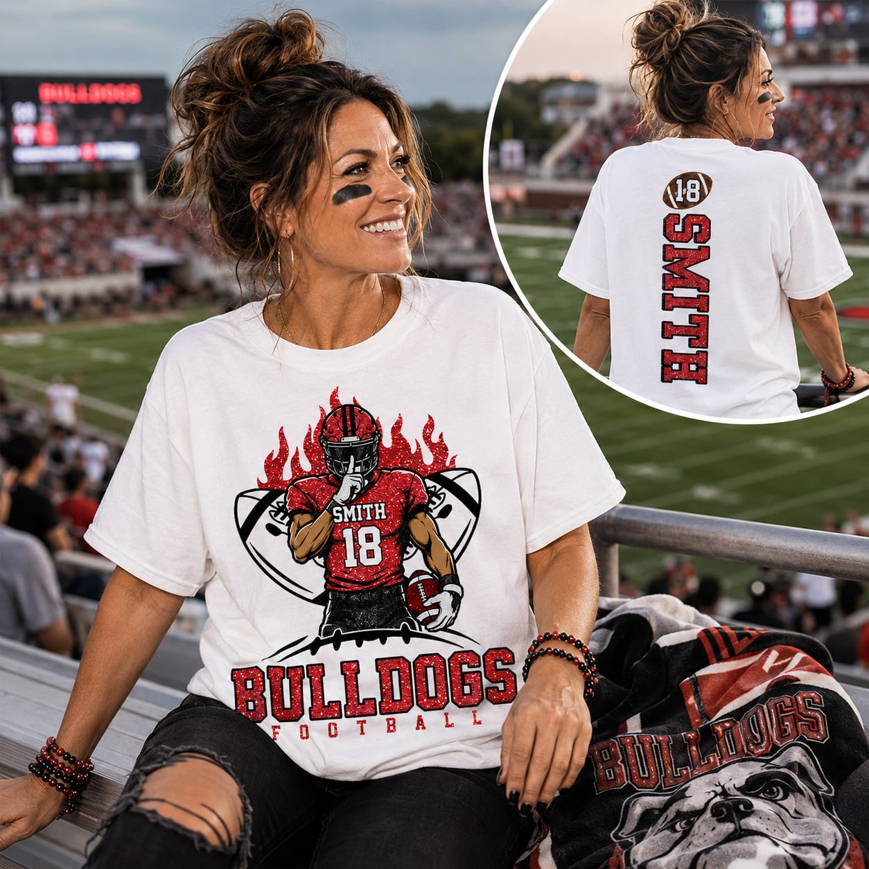 That's My Boy Personalized Football Mom Shirt Custom Team Name & Player Number Shirt Na02 T24