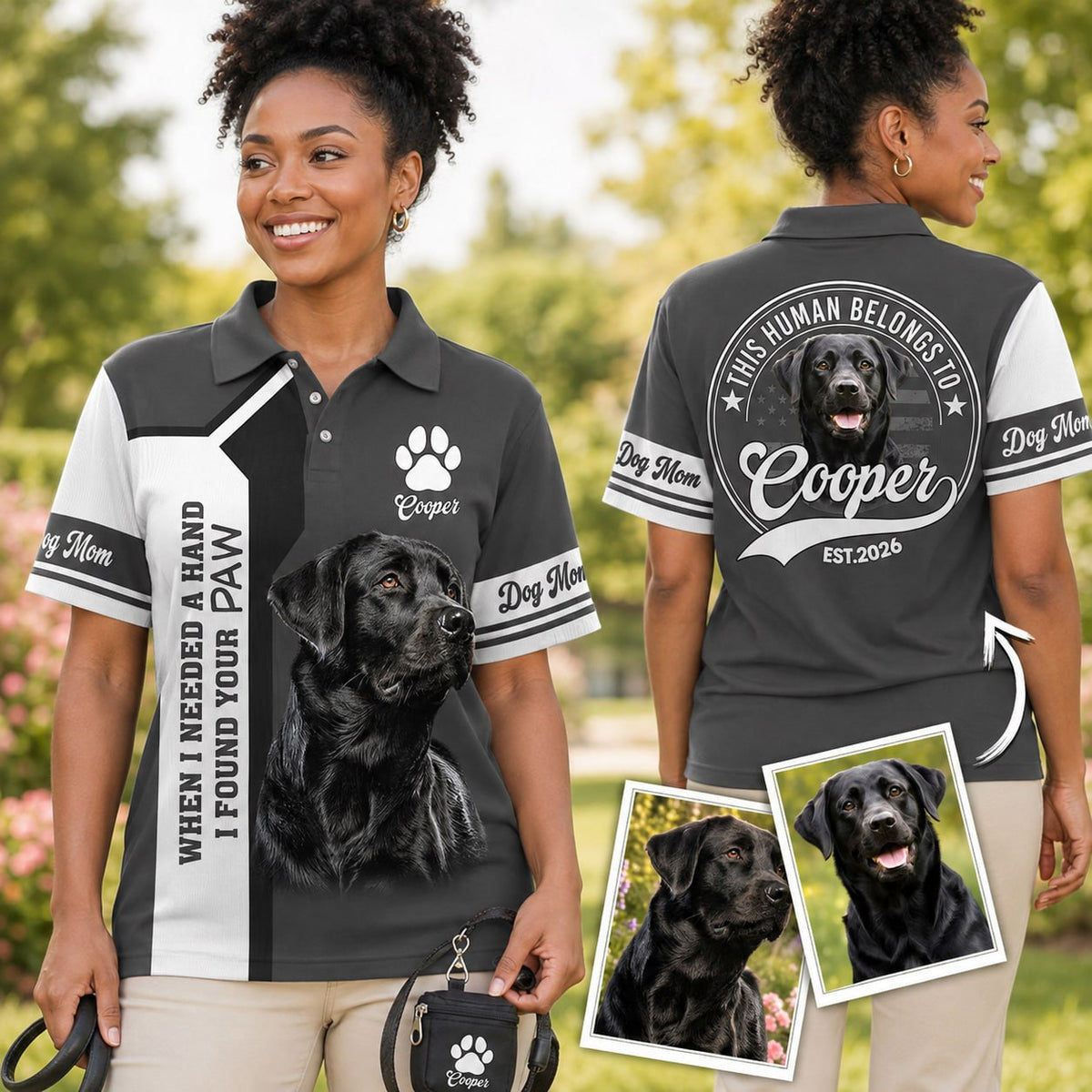 Personalized When I Needed A Hand I Found A Paw Shirt, Custom Photo Dog Shirt, Gift For Dog Lover T1807 Hv01