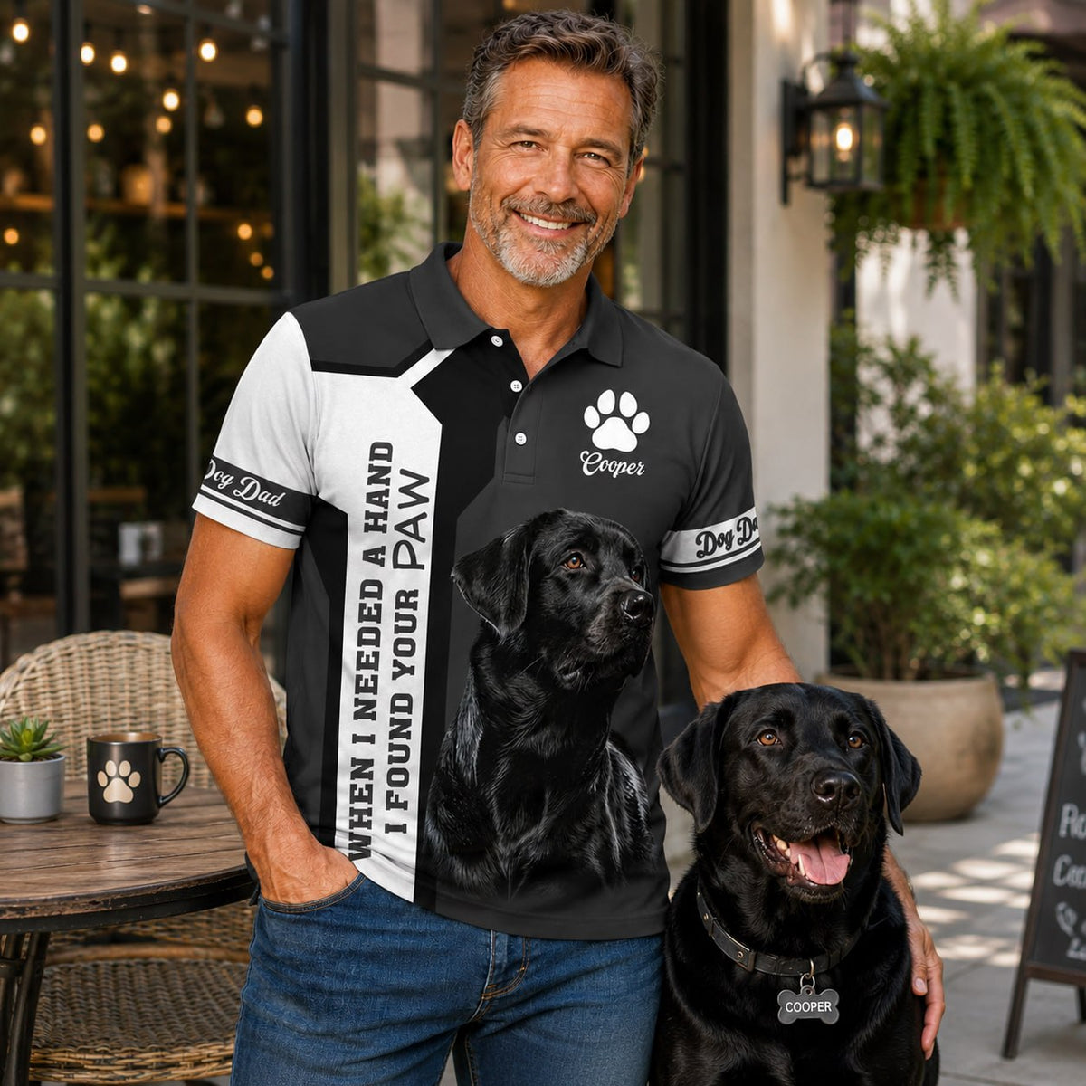 Personalized When I Needed A Hand I Found A Paw Shirt, Custom Photo Dog Shirt, Gift For Dog Lover T1807 Hv01