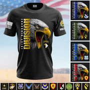 Custom Veteran Shirt Military Unit Patch Division Gift For Soldier Veteran Retired K1702 MT2