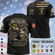 Custom All Over Print Shirt Proudly Served Duty Honor Country Available All Military Branches Gift For Veterans K1702 Trhn
