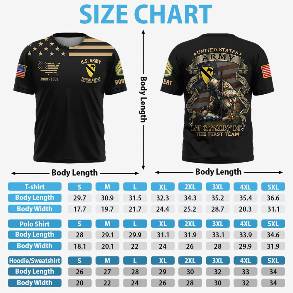 Custom All Over Print Shirt Proudly Served Duty Honor Country Available All Military Branches Gift For Veterans K1702 Trhn