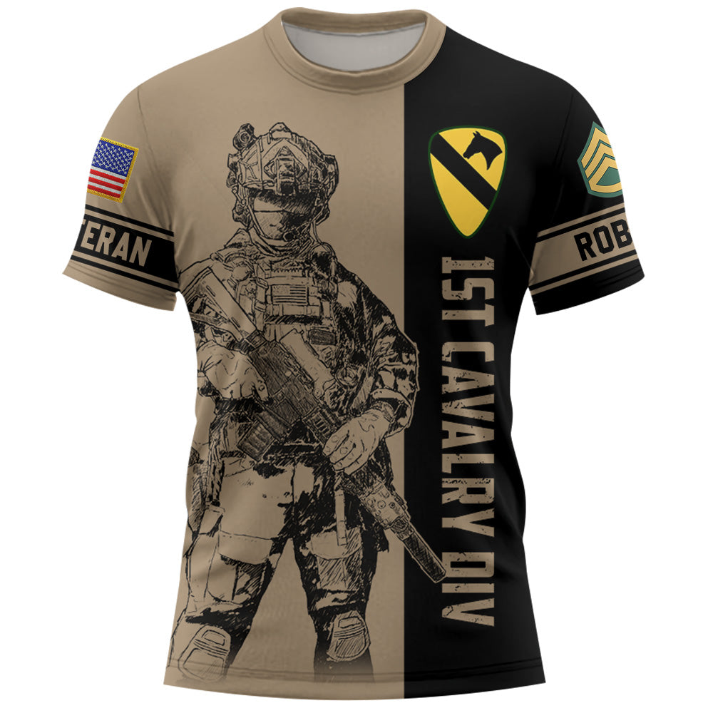 Custom Black Leather Print All Over Print Shirt For Veteran Available To All Military Branches H2511 Do99