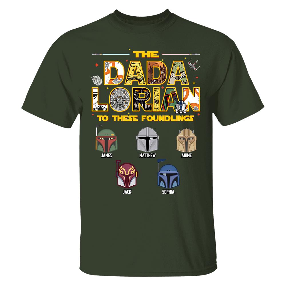 Personalized The Dadalorian To These Foundlings Shirt Gift For Dad L0411 Hv01