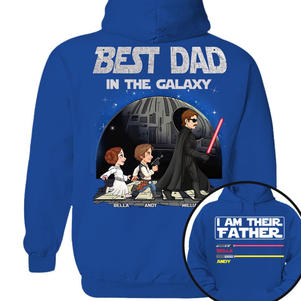 Best Dad In The Galaxy - I'm Their Father Personalized Shirt Gift for Dad Nh00