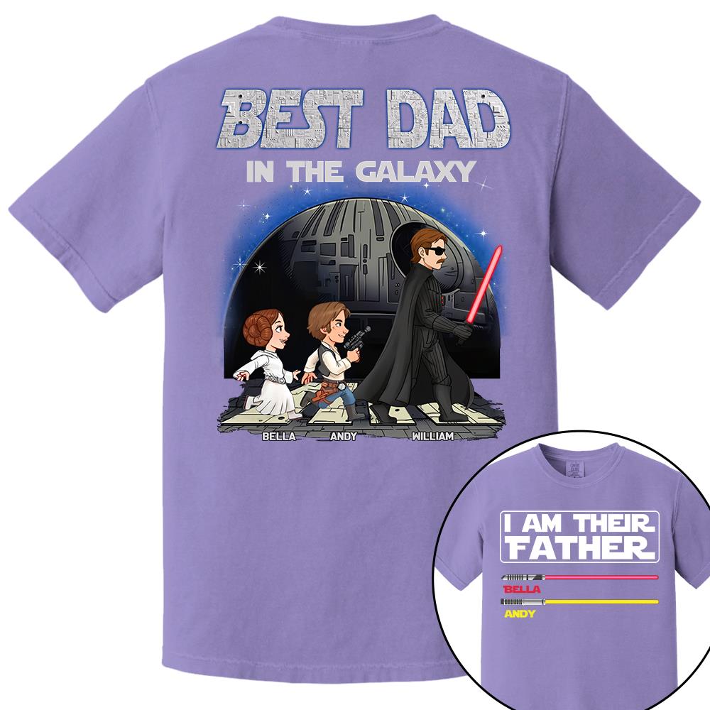 Best Dad In The Galaxy - I'm Their Father Personalized Shirt Gift for Dad Nh00