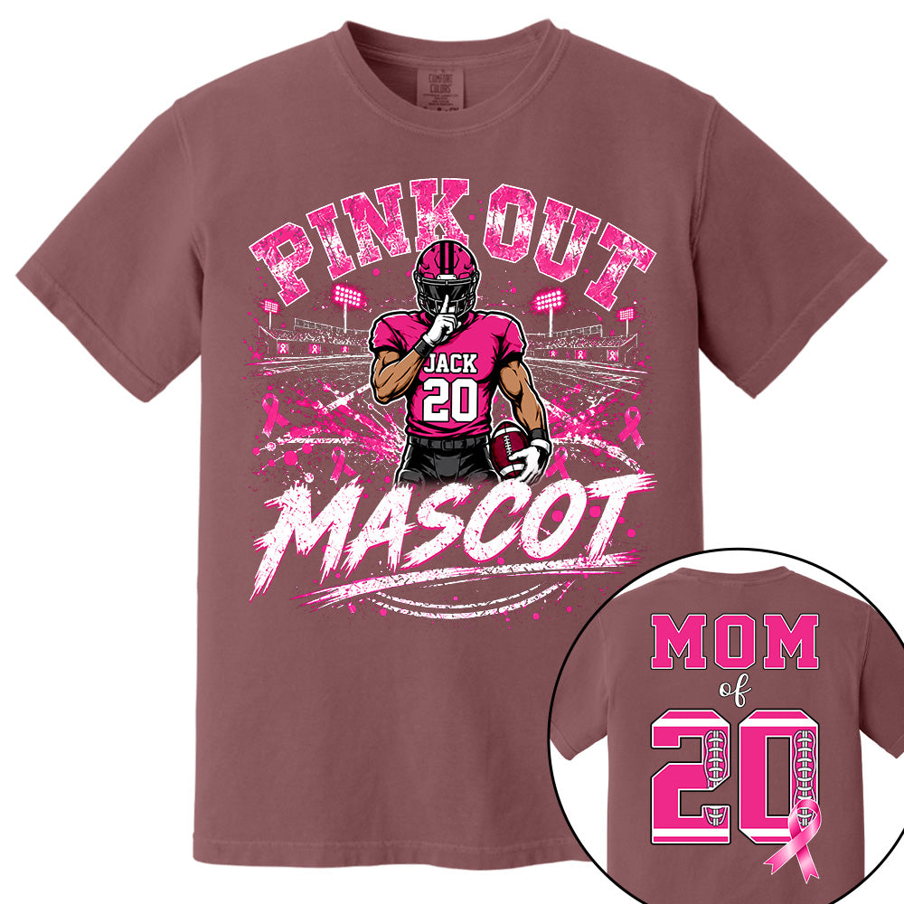 Personalized Pink Out Shirt Breast Cancer Awareness Custom Name & Number Shirt T1807 VH01