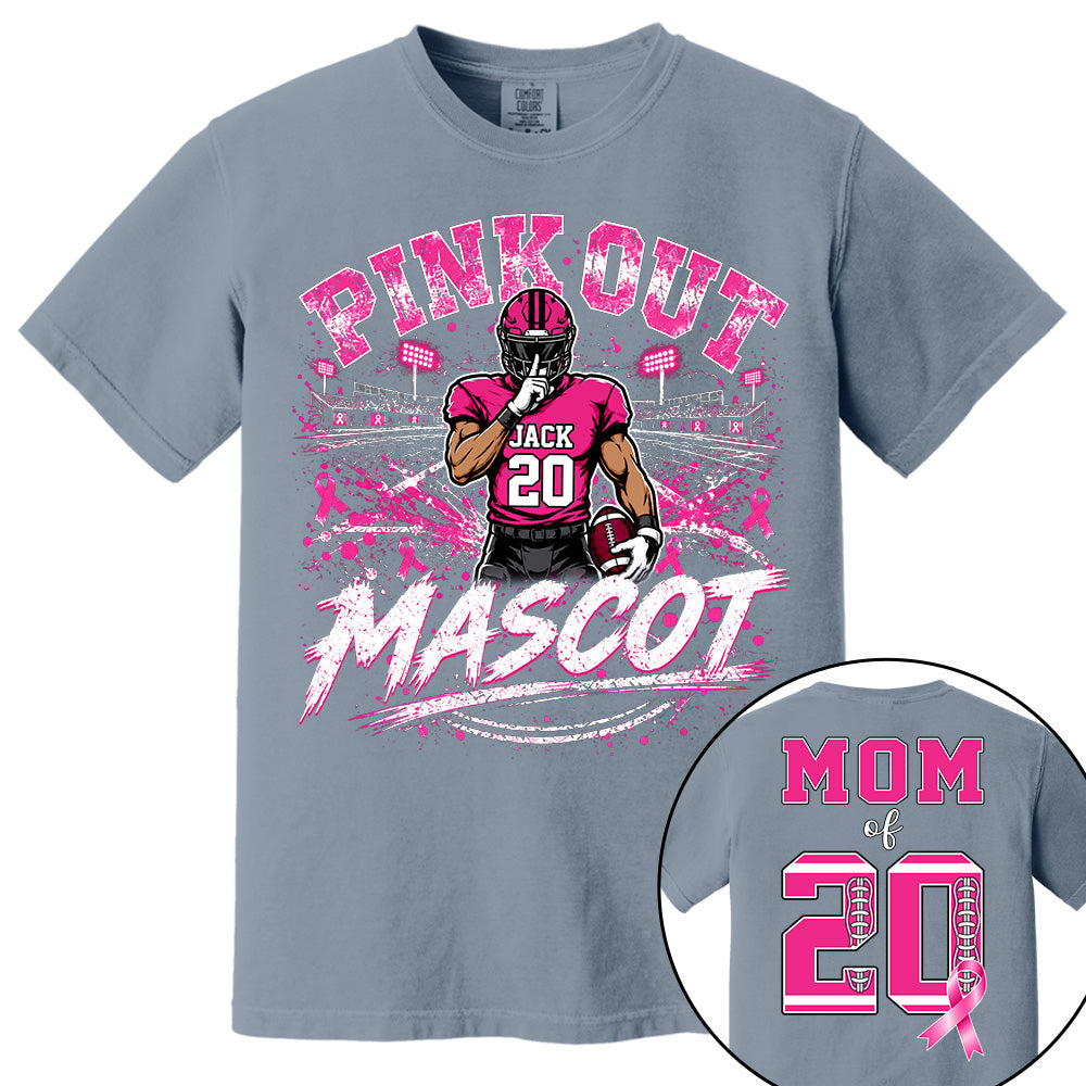 Personalized Pink Out Shirt Breast Cancer Awareness Custom Name & Number Shirt T1807 VH01
