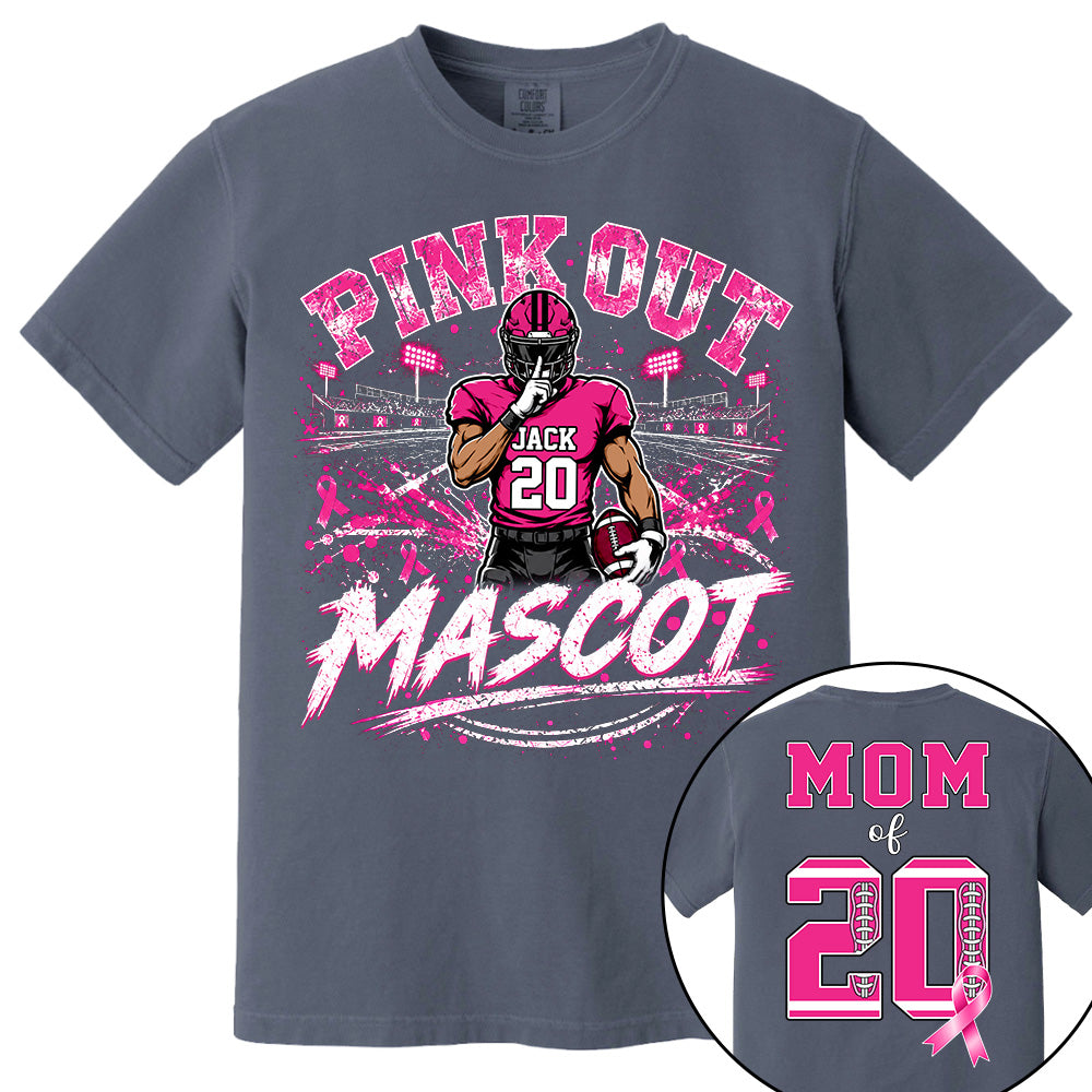 Personalized Pink Out Shirt Breast Cancer Awareness Custom Name & Number Shirt T1807 VH01