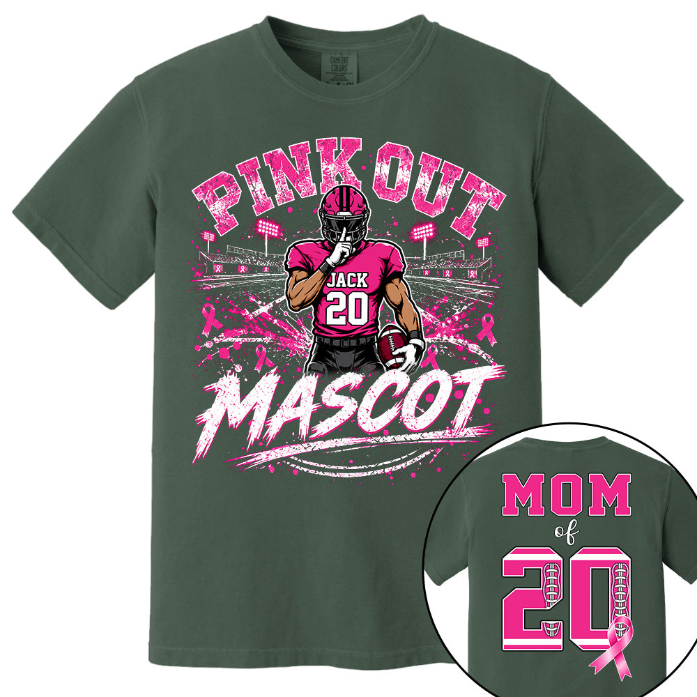 Personalized Pink Out Shirt Breast Cancer Awareness Custom Name & Number Shirt T1807 VH01