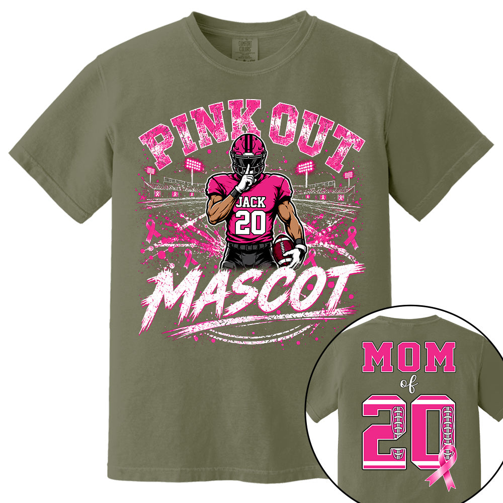 Personalized Pink Out Shirt Breast Cancer Awareness Custom Name & Number Shirt T1807 VH01