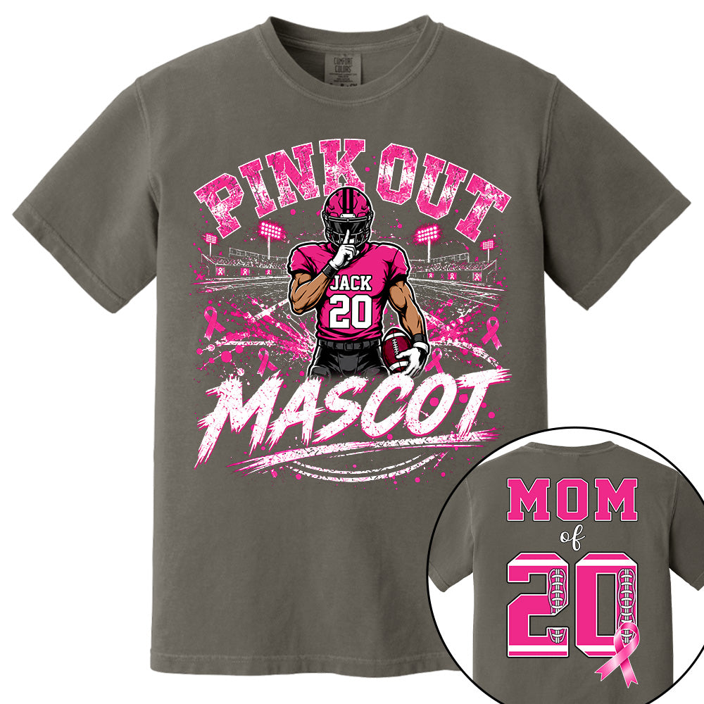 Personalized Pink Out Shirt Breast Cancer Awareness Custom Name & Number Shirt T1807 VH01