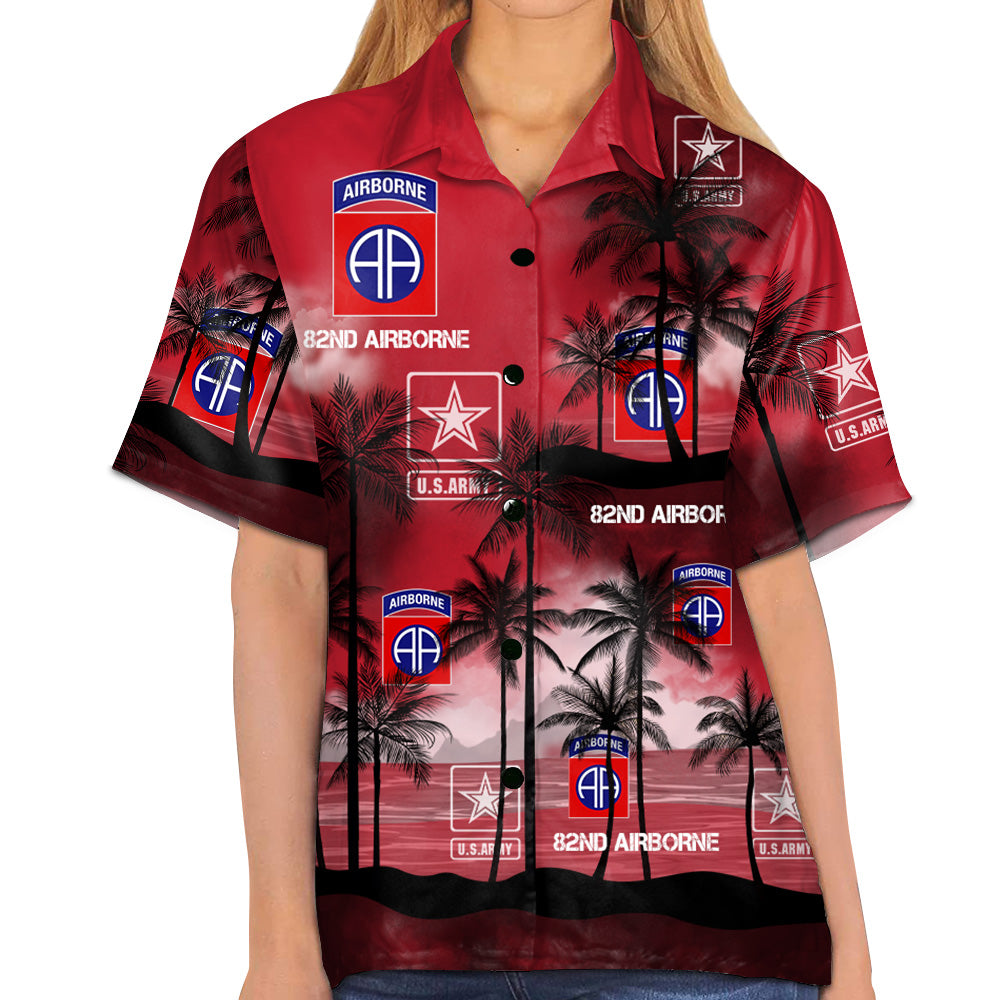 Personalized Hawaiian Veteran Shirt Retro Military Hawaiian Shirt Custom All Division Military Branches Gift For Veterans K1702 Trhn