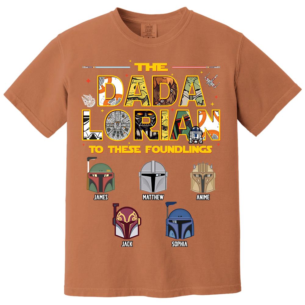 Personalized The Dadalorian To These Foundlings Shirt Gift For Dad L0411 Hv01