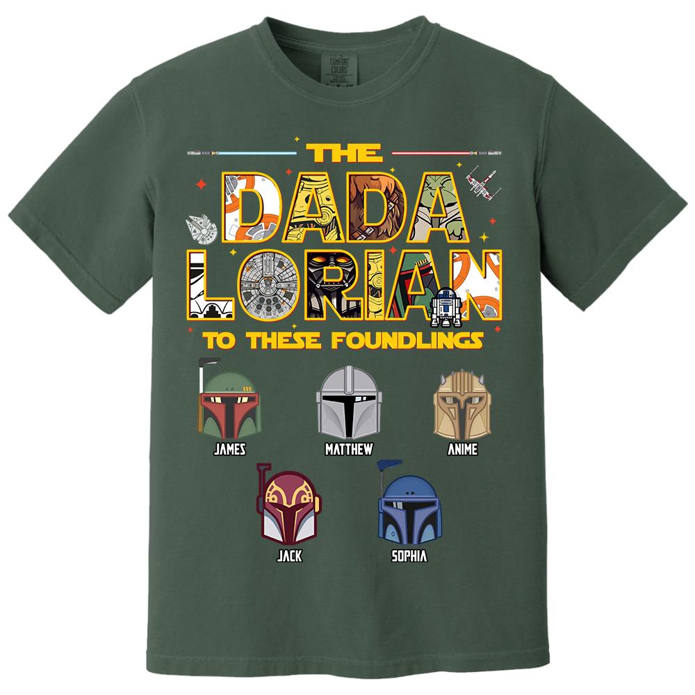 Personalized The Dadalorian To These Foundlings Shirt Gift For Dad L0411 Hv01