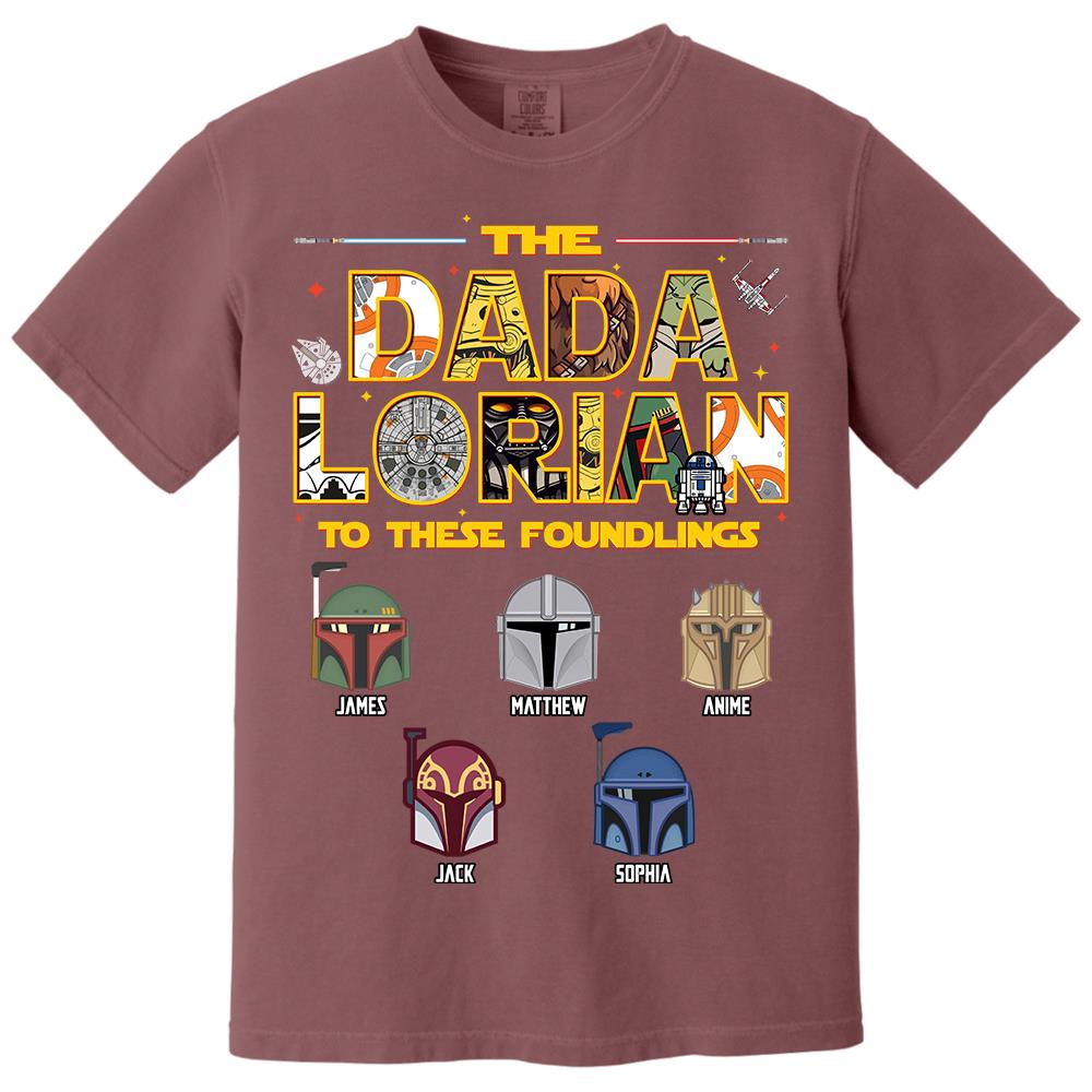 Personalized The Dadalorian To These Foundlings Shirt Gift For Dad L0411 Hv01