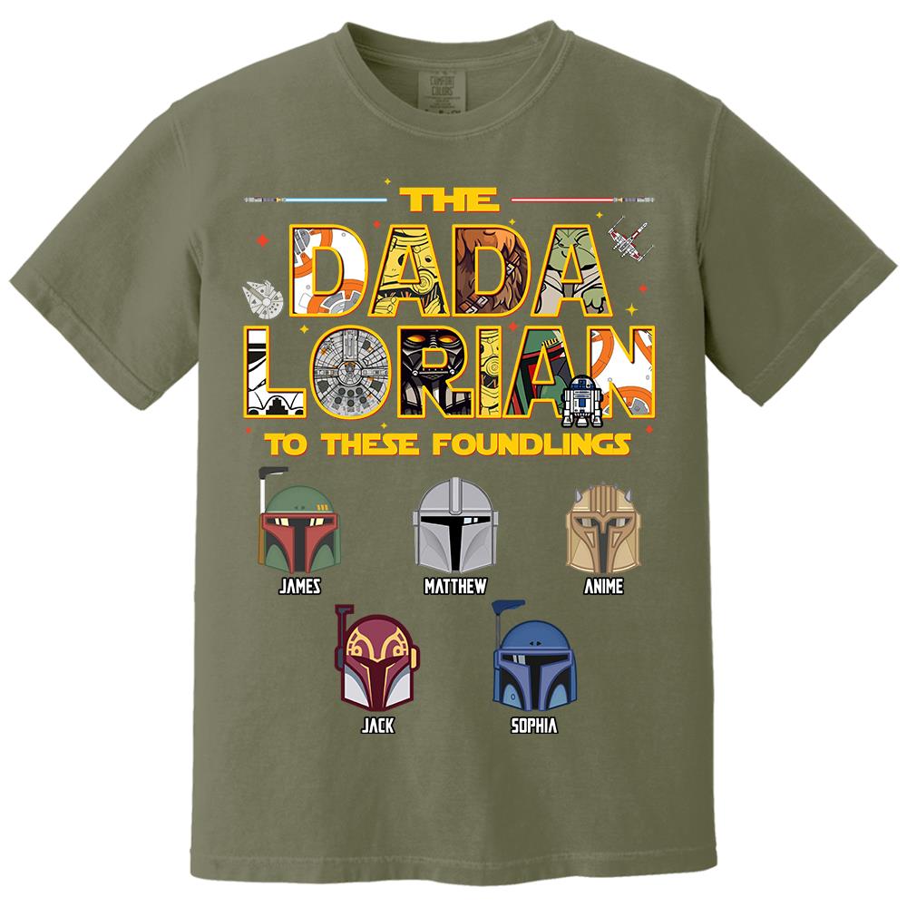 Personalized The Dadalorian To These Foundlings Shirt Gift For Dad L0411 Hv01