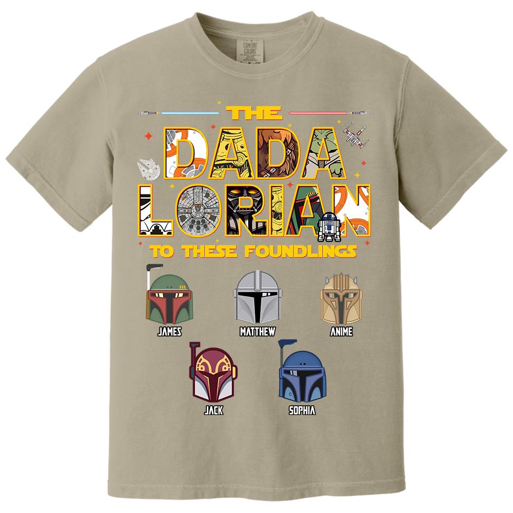 Personalized The Dadalorian To These Foundlings Shirt Gift For Dad L0411 Hv01